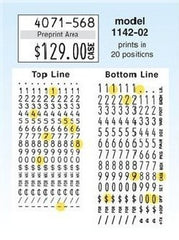 Monarch 1142 Price Guns - 2 Line - American Price Mark
