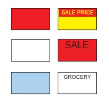 X-Mark TXM 25-8, 25-10, 25-10A Price Gun Labels - American Price Mark 