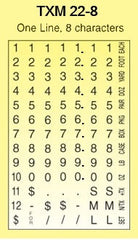 X-Mark TXM 22-8 Price Guns - 1 Line - American Price Mark