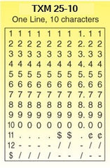 X-Mark TXM 25-10 Price Guns - 1 Line - American Price Mark