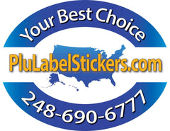 Large Custom Plu Labels