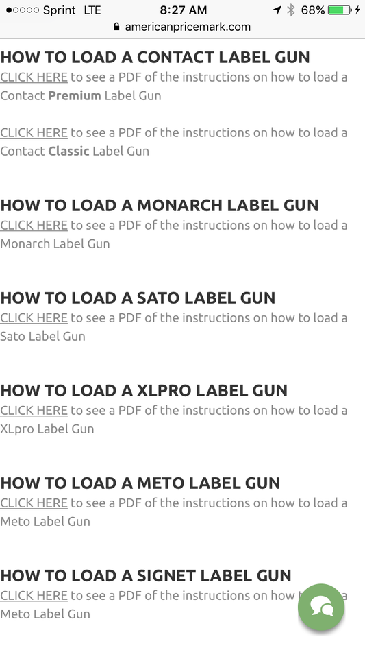 How to load a price tagging gun