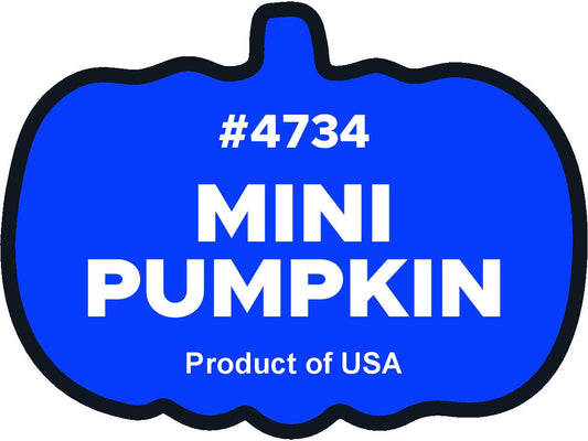 Mini Pumpkin 4734 plu labels