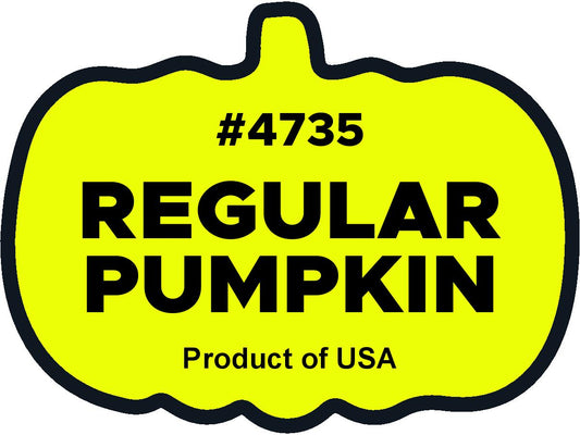 Regular Pumpkin 4735 plu labels