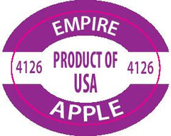 Empire Apple PLU labels 4126