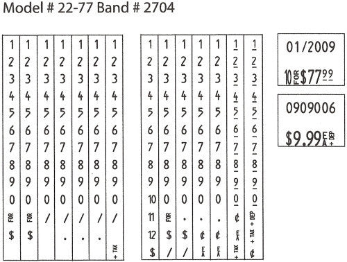 Garvey 22-77 G-Series Price Guns - 2 Line - American Price Mark 