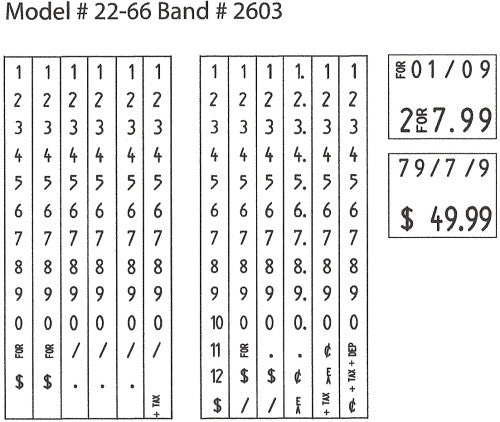 Garvey 22-66 G-Series Price Guns - 2 Line - American Price Mark 