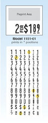 Monarch 1151 Price Guns - 1 Line BOLD Print - American Price Mark 