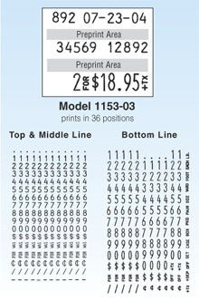 Monarch 1153 Price Guns - 3 Line - American Price Mark 