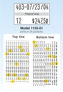 Monarch 1155 Price Guns - 2 Line - American Price Mark 