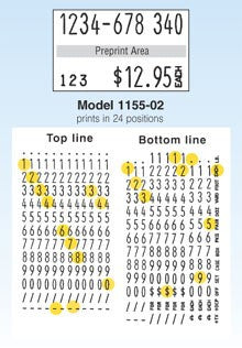 Monarch 1155 Price Guns - 2 Line - American Price Mark 