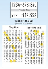 Monarch 1155 Price Guns - 2 Line - American Price Mark 