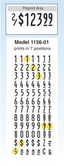 Monarch 1156 Price Guns - 1 Line BOLD Print - American Price Mark 