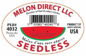 watermelon plu labels 4032